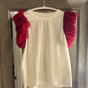 Queen of Sparkles Ruffle Top